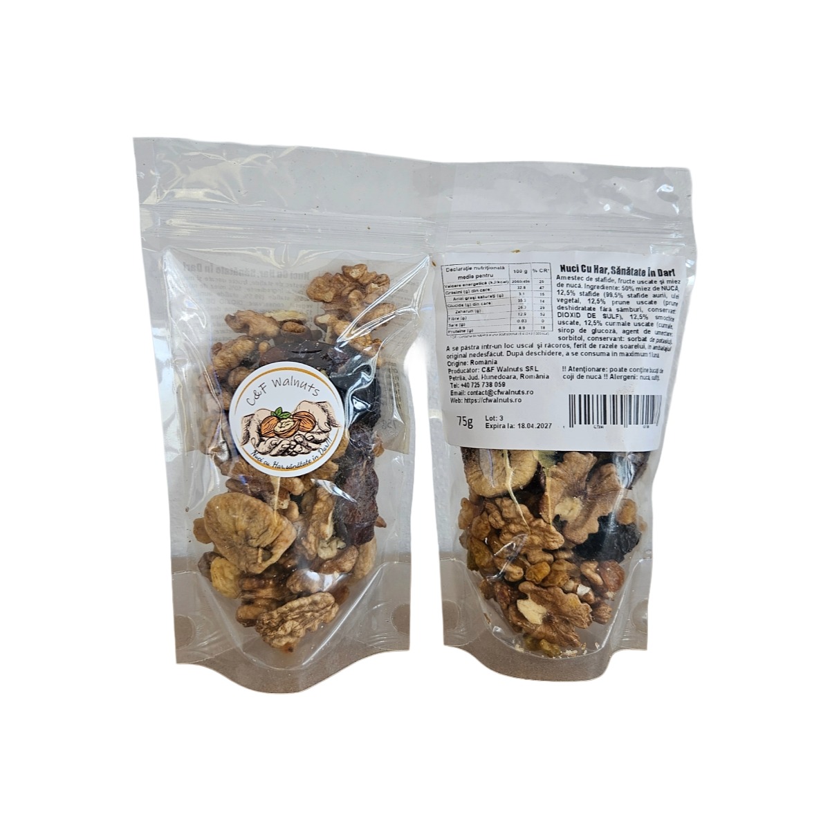 Categorie Mix miez de nucă fructe confiate